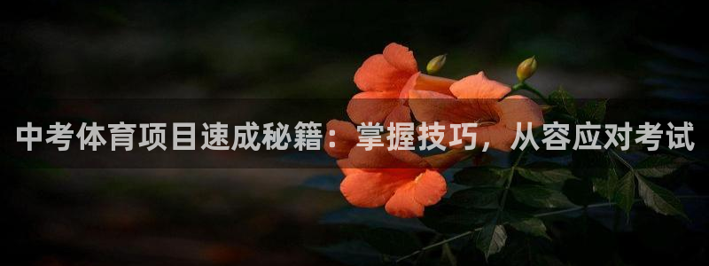 耀世国际集团是国企吗：中考体育项目速成秘籍：掌握技巧