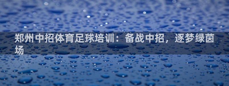 耀世娱乐软件下载官网：郑州中招体育足球培训：备战中招