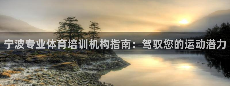 耀世开盘是什么意思：宁波专业体育培训机构指南：驾驭您