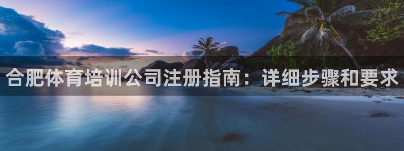 耀世天下和如日中天哪个好：合肥体育培训公司注册指南：