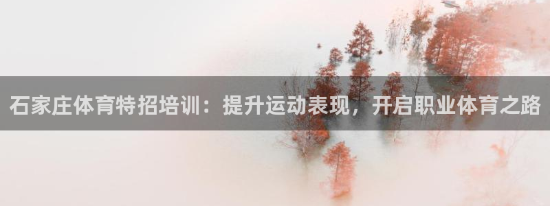 耀世登场的图片：石家庄体育特招培训：提升运动表现，开